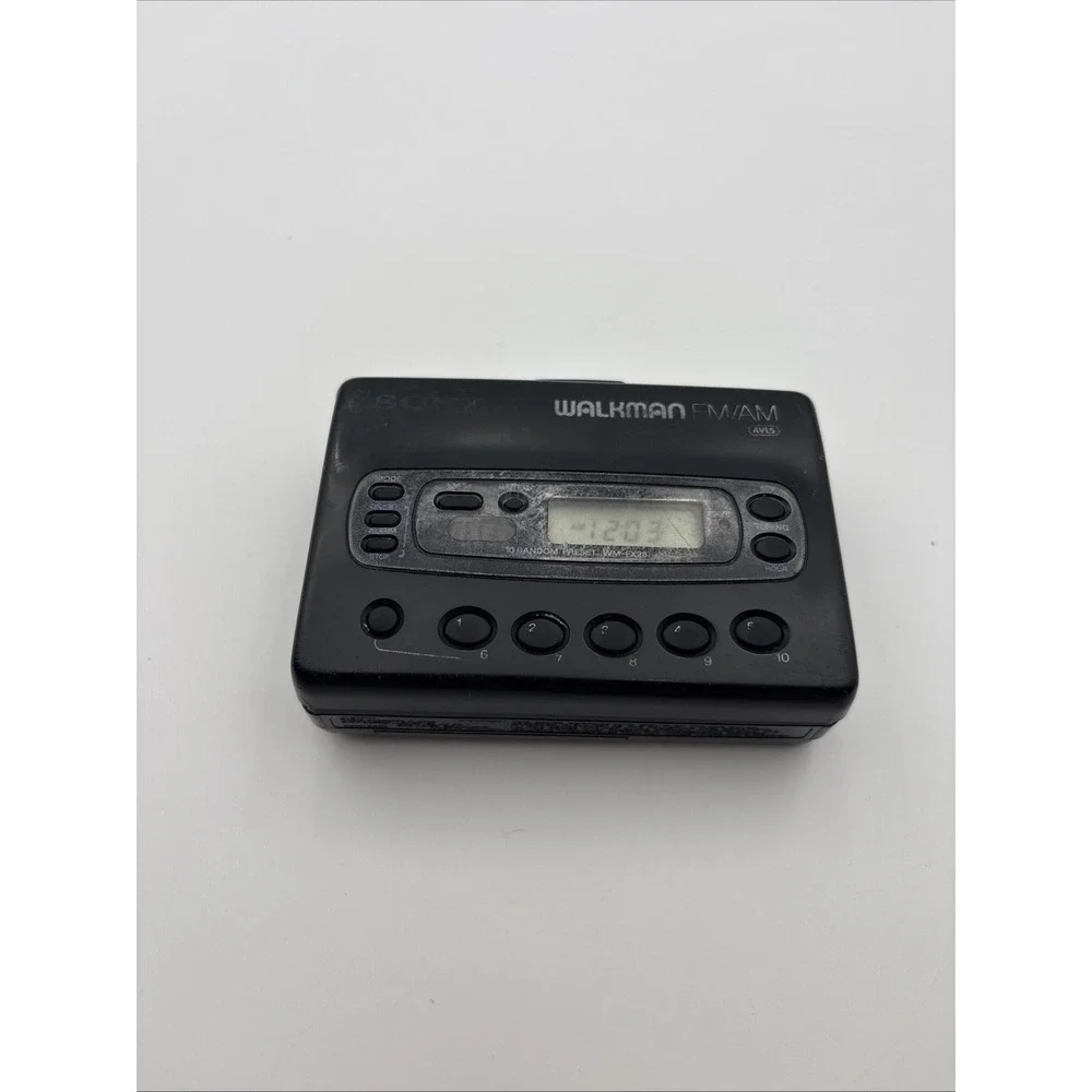 Sony Walkman WM-FX28 Cassette Player AM/FM Radio Tape Player Black Working